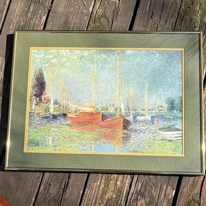 Claude Monet "Argenteuil" framed print